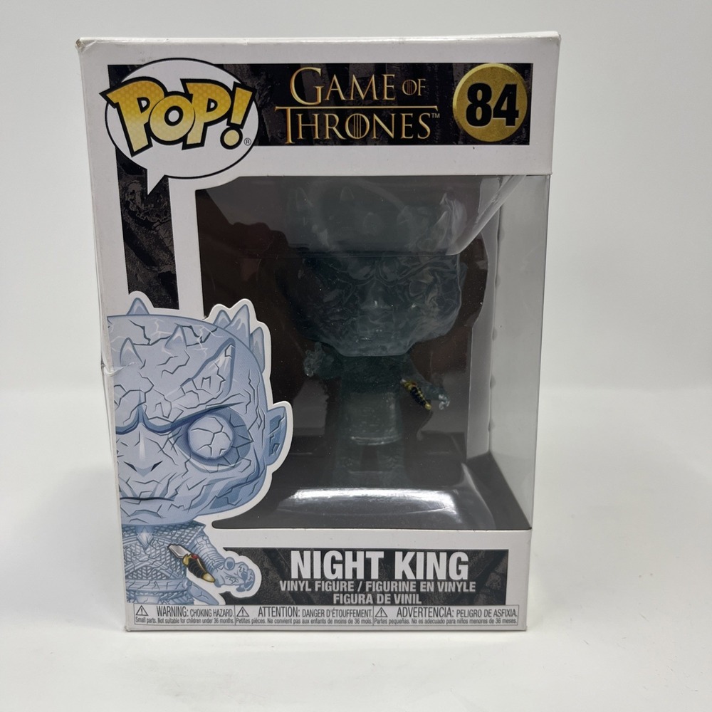 Funko Pop Television Game of Thrones Crystal Night King w/ Dagger #84 Figure NIB